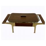 Fire King Mid-Century Modern Chafing Dish w/stand