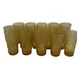 15 Amber Lido Milano Tumblers 5.5"