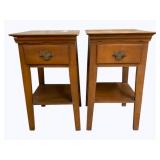 Matching Pair 1 Drawer Stands
