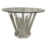 Wildwood Geode Acrylic & Glass Table