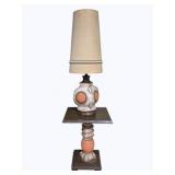 Vintage Howard Kron Matching Lamp & Table