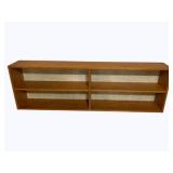 Wall Mount Open Front Bookshelf 20 x 61 x 8