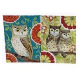 Pair Owl Wall Art 24 x 18
