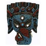 Stone Settled Lord Ganesha Wall Hanging Mask