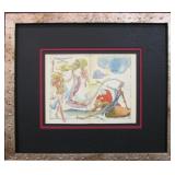 ORIGINAL 1946 DON QUIXOTE A LA MANCHA ILLUSTRATION