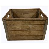 Vintage Monticello Dairy Wood Crate