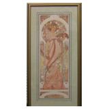 CHAMPAGNE WHITE STAR BY ALPHONSE MUCHA