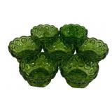 7 LE Smith Moon & Stars Footed Bowls 4.5"