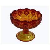 LE Smith Moon & Stars Amberina Compote
