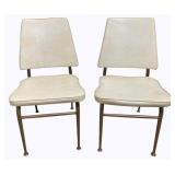 Pair Mid-Century Chairs 33 x 18 x 16