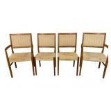 Set of 4 Mid-Century Dining Chairs