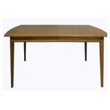 Mid-Century Dining Table w/ 3 Leaves