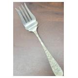 Steiff Sterling Rose Serving Fork, 8.5" long