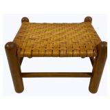 Woven Top Stool - 14 x 12 x 10