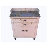 2 Drawer 2 Door Metal Work Table 37 x 30 x 18