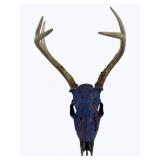 Painted Deer Skull - 18 x 12