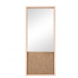 Elk Latham Wall Mirror - Natural Wood 56x24
