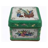 Painted Trinket Box - 3 x 3 x 2.5