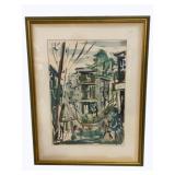 Ink & Watercolor Framed 20 x 26