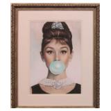 AUDREY HEPBURN BUBBLE GUM