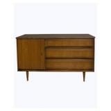 Mid-Century Credenza, 3 drawers & door