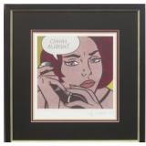 OHH ALRIGHT GICLEE BY ROY LICHTENSTEIN