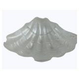 Glass Seashell Dish - 10 x 9