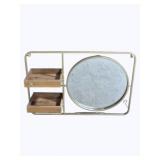 Decorative Mirror with Shelves 20 x 28