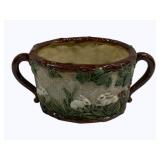 Bunny Rabbit Adorned Tub w/ Handles 9 x 19 x 11