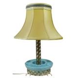 Mid-Century Lamp with Integrated Planter 24"