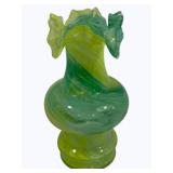 Glass Vase - 9" tall