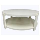 Chelsea House White Cocktail Table - 19 x 47