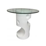 Wildwood Carver Pedestal w/ Glass Top