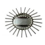 Sunburst Acrylic Rod Mirror 37"