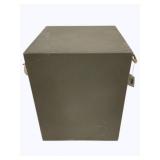 Square Cement Stool - 14 x 14 x 17