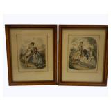 Pair of Framed Prints - 12.5 x 16