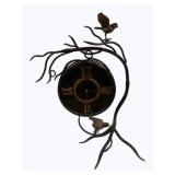 Metal Clock Decor, untested, 26 x 17