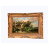 Framed Canvas Artwork w/ COA 36 x 48