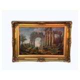 Framed Canvas Artwork w/ COA 34 x 46