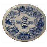 Danville, VA 200 Years Plate 9.5"