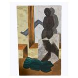 Abstract Canvas Painting 26 x 16.25