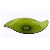 Large Viking Green Shallow Bowl 17 x 12