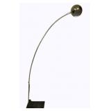 Brass Arc Eyeball Floor Lamp 54"