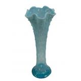 Northwood Opalescent Blue Trunk Swung Vase