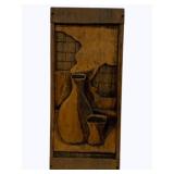 Carved Wood Wall Decor 16 x 7