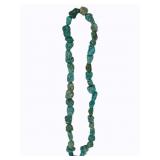 Turquoise Nugget Necklace w/ clasp - 18" long
