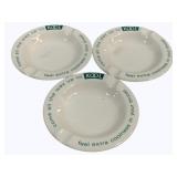 3 KOOL 5" Ashtrays