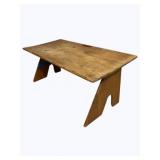 Folding Bench, needs leg reglued