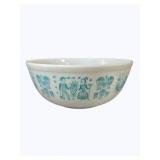 Pyrex Butterprint Teal Mixing Bowl 4.5 x 10.5