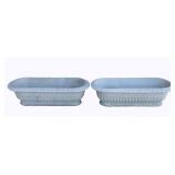 2 Concrete Planters - 36 x 15 x 10